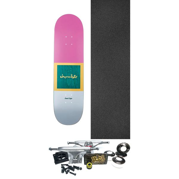 Chocolate Skateboards James Capps OG Square WR45D4 Skateboard Deck - 8.5" x 32" - Complete Skateboard Bundle